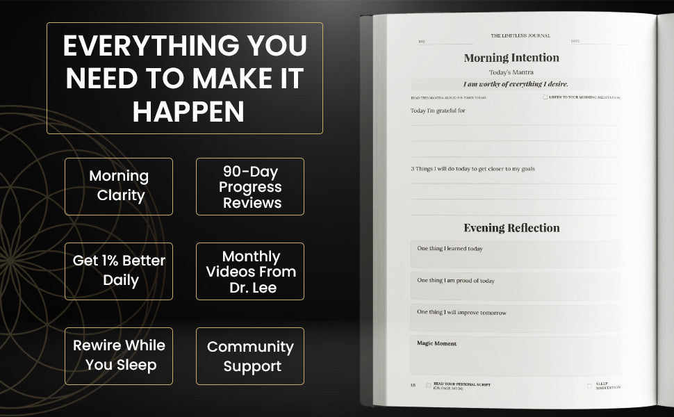 The Limitless Journal: Achieve Your Wildest Dreams In 365 Days