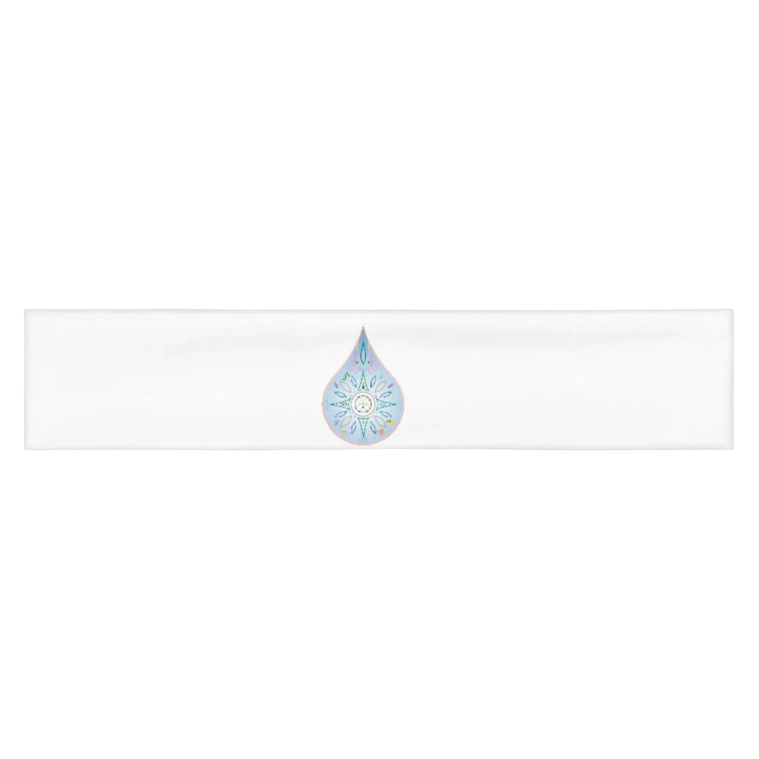 Eckasha God Seed Unisex Headband – White | Spiritual Purity & Comfort - SOURCE Clothing Co.