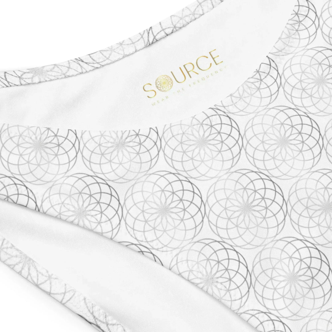 Eternal Lotus of Life Bandeau Bikini Silver – Soak in Source Light - SOURCE Clothing Co.