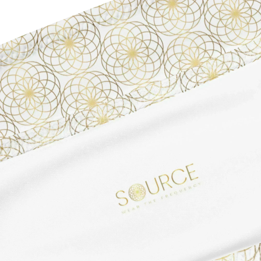 Eternal Lotus of Life Bandeau Bikini White – Soak in Source Light - SOURCE Clothing Co.