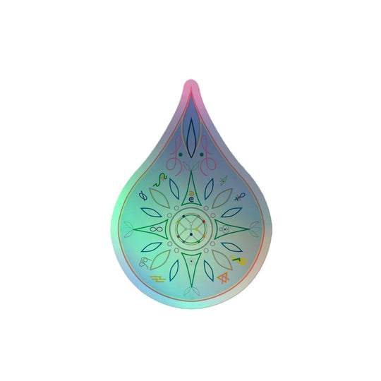 Eckasha God Seed Holographic Sticker - SOURCE Clothing Co.