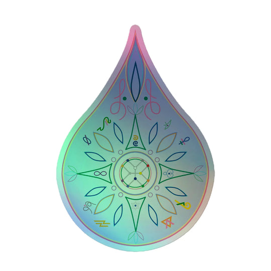 Eckasha God Seed Holographic Sticker - SOURCE Clothing Co.