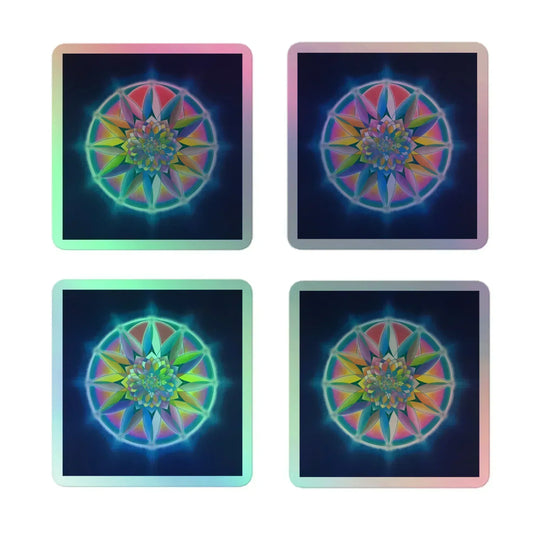 Allur E’ah Ra-sha-tan Feel-Good Code Holographic stickers - SOURCE Clothing Co.