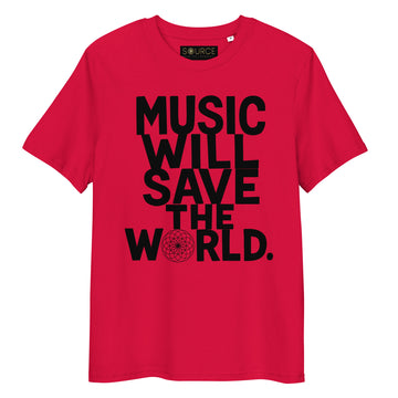 Music will save the World - Let There Be Light" Sound Healing Unisex T-Shirt