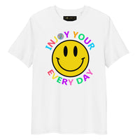 INJOYYOUREVERYDAY Unisex organic cotton t-shirt White